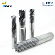  CNC Machining HRC 65 Straight Ball Nose Thread PCD CBN Solid Carbide Cutting Milling Tool for Aluminum