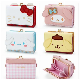  Ruunjoy Sanrio Kitty Pocketbook My Melody Kt Cat Cinnamon Roll Pringle Kuromi PU Leather Wallet Cute Folding Card Bag Female Wallesanrio Kitty