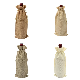  Luxury Gift Fabric Hessian Burlap Linen Jute Shopping Drawstring Wine Packaging Bag