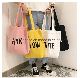 Shopping Bag Canvas Shoulder Bag Reusable Female Hand Tote Bag