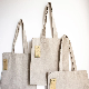  Sustainable Biodegradable Natural Fiber Fabric Cotton Recycled Linen Jute Hemp Tote Bag