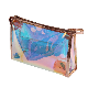 High-Quality PU Fabric Clear PVC Small Bag Female Toilet Bag Women Designer Fashion Ladies Bag Cosmetic Bag (MFN5001)