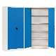 Modern 2 Door Lockable Office Steel Cabinet Metal Warehouse Storage Cabinet