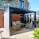  AlunoTec Customized Louver Roof Pergolas Home Furniture Garden Canopy Awning Luxury Bioclimatic Aluminum Pergola Outdoor Gazebo