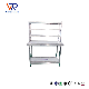  Qingdao Victory Catering Equipment Factory Inox Ss Heavy Duty Stainless Steel 3-Tier Top Shelf for Kitchen Appliance Bench Floating Shelves Above Desk