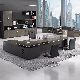 Luxury Foshan Custom CEO Table Office Wooden Table Executive Desk Modern Office Furniture