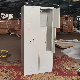 Changing Room School Z-Shape Compartment Staff Steel Double Door Gym Metal Locker