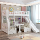 Nova 6 in 1 Bunk Bed Loft Bed Kids Bedroom Furniture Sets with Slide for Girl and Boy Room Bunk Beds