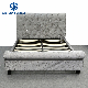 Full/ Double/ Queen/ King Size Crushed Velvet Material Bed Bedroom Bed