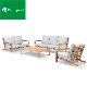  High End Teak Furniture Patio Sofa Set Garden Sets Outdoor Teak Sofa for Hotel