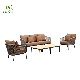  Beacon Hotel Villa Resort Yard Rattan Patio Wicker Bistro Woven Rope Sofa Garden Outdoor Furniture