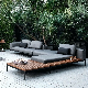 Hot Sale Modern Garden Set Patio Chair Wooden Sofa Hotel Outdoor Furniture