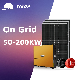  50kw 100kw 200kw 300kw Grid Tied Solar Energy System Grid Tied Whole House Solar Energy Panel System