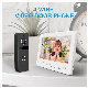 4-Wire HD Video Doorphone Intercom Kit with Touch Button