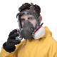  Full Face Dustproof Gas Mask Glasses Reusable Respirator Filter Activated Filter Carbon Mask