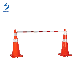  70cm 28inch Reflective Tape PVC Traffic Cone