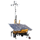 400W Road Mining Portable Light Solar Power LED Lighting Tower