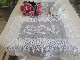 Ribbon Embroidery with Lace Border Table Cloth 5119