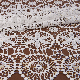 White Allover Circles Chemical Lace Fabric