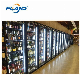  Convenience Store Separated Glass Door Cold Storage, Commercial Display Glass Door Modular Cold Room