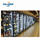 Convenience Store Separated Glass Door Cold Storage, Commercial Display Glass Door Modular Cold Room