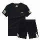 Quick-Drying Sport Suit Athletic Football Soccer T Shirt and Shorts Suit Set for Men