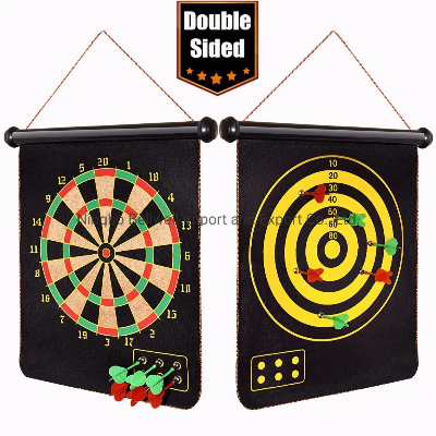 12" Darts Board Training Darts Set with Needles