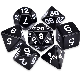  Polyhedral 7-Piece Rpg Dice Set D4 D6 D8 D10 D12 D20 for Tabletop Role Playing Games Dice