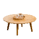  Dia 80cm Round Bamboo Wood Japanese Tatami Dining Table