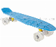  OEM Colorful Kids Plastic Skate Skateboard with LED Flashing Wheel