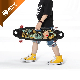 Handheld Custom Design Factory Price 4 PU Flashing Wheels Plastic PP Skateboard