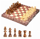  Foldable Wooden Chess Board Magnetic Wall Mounted/ Names of The Chess Pieces Toy