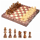 Foldable Wooden Chess Board Magnetic Wall Mounted/ Names of The Chess Pieces Toy