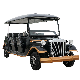 Club Car Vintage Classic Golf Cart Club Car Black Red Color Custom 8 Seats