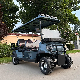 Electric Lifted Golf Cart 2 4 6 Seats Electric Battery-Operated off-Road Club Car for Sale Blue Color Custom Free Design manufacturer