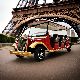 Best Free Custom Color 11 Passengers Sightseeing Cart Electrical Antique Tour Mini Bus 4 Row Electric Vintage Classic Car Price for Sale manufacturer