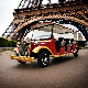 Best Free Custom Color 11 Passengers Sightseeing Cart Electrical Antique Tour Mini Bus 4 Row Electric Vintage Classic Car Price for Sale