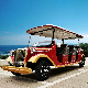 Wholesale New 11 Seaters Luxury Retro Resort Sightseeing Bus Motorized Antique Tourist Bus Classic Club Vintage Car Electric Golf Cart Mobility Scooter for Sale