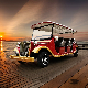 11 Seater Electric Convertible Car 4 Row Vintage Golf Carts 30km/H Electric Amusement Park Car manufacturer