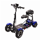  4 Wheeled Electric Mobility Adult Foldable Electric Scooter Golf Cart with Seat