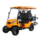  Thicken Chassis Yellow Luxury 4 Seater Hunting Electric Golf Buggy