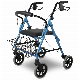 4 Wheeled Walker Folding Electric Rollator Walker with Wheelchair manufacturer
