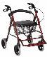 Hot Selling Steel Rollator Walker with Seat for The Elderly manufacturer