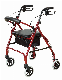 Walking Aids Disabled Elderly Rollator Walker with Seat manufacturer