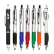  Advertising Plastic Promotional Logo Printed Branded Stylus Highlighter Ballpoint Ball Point Pen