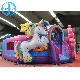 Factory Price Kids Inflatable Unicorn Bouncer with Slide for Sale (BJ-B23)