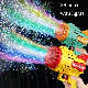 Bubble Gun Electric Automatic Soap Rocket Bubbles Machine Kids Portable Outdoor Party Toy LED Light Blower Toys Children Gifts