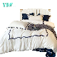 Factory Wholesale Luxury Hotel Bedsheet Set Apartment Hospital Cotton King Double Bed Duvet Cover Dormitory Fitted Sheet Military Bedding Sets