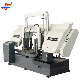  Semi Automatic Horizontal Double Column Metal Cutting Band Sawing Machine 500mm