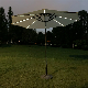 LED Round Patio Sun Garden Shade Restaurant Umbrella Suitable for Outdoor Use